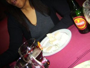 dsci0012a one of two cheese plates i ate at l'olivier. it had four cheeses, including gruyere. amazing.