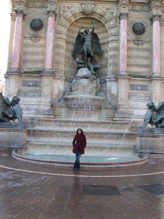 at st. michel fountain