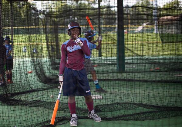 Zion Spearman, smiling.